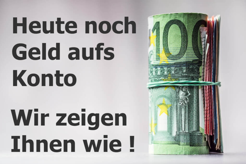 Sofort Geld Aufs Konto